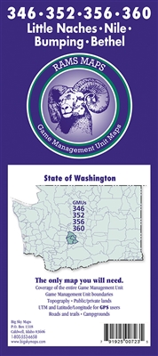 RAMS Little Naches 346/Nile 360/Bumping 356/Bethel 360 GMU Map - Washington