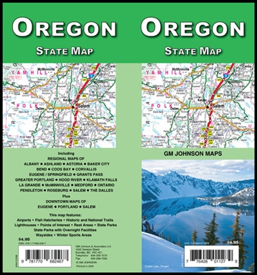 OREGON STATE MAP